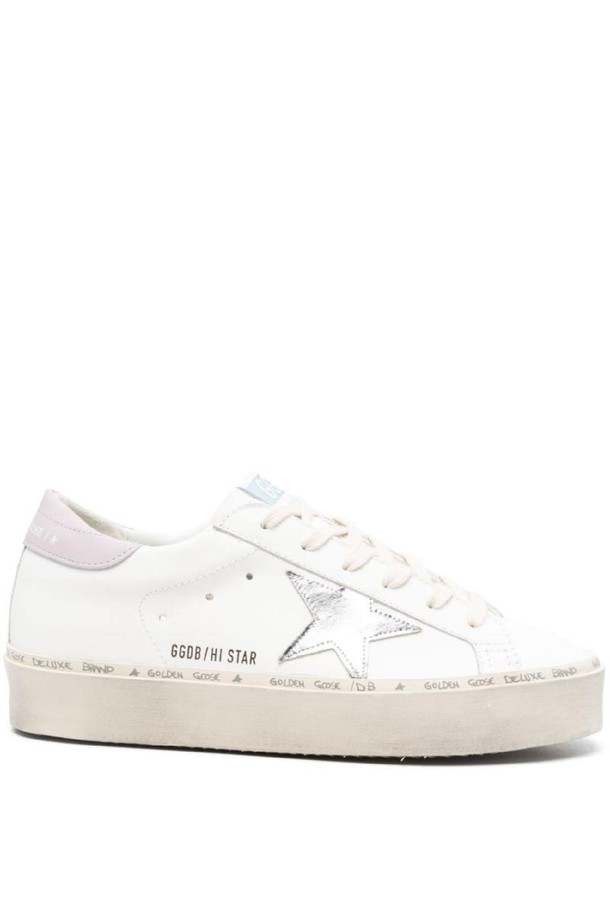 GOLDEN GOOSE  - 스니커즈 - 골든구스 여성 스니커즈 HI STAR LEATHER SNEAKERS NB30