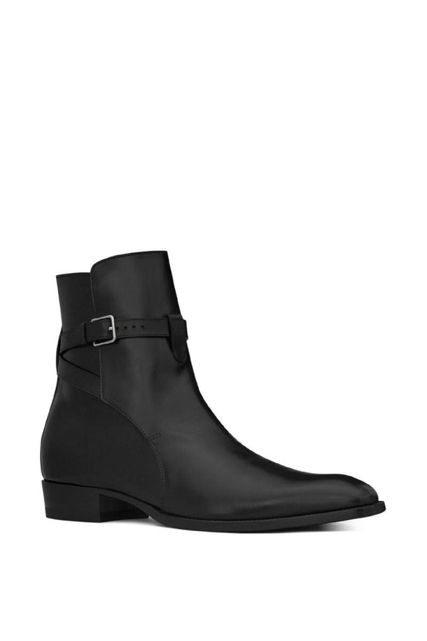 SAINT LAURENT - 부츠 - 생로랑 남성 부츠 WYATT LEATHER BOOTS NB30