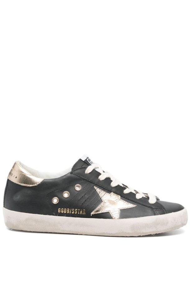 GOLDEN GOOSE  - 스니커즈 - 골든구스 여성 스니커즈 SUPER STAR LEATHER SNEAKERS NB30