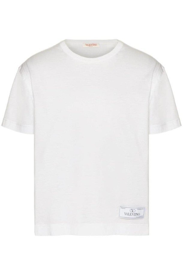 VALENTINO - 반팔티셔츠 - 발렌티노 남성 티셔츠 LOGO COTTON T SHIRT NB30