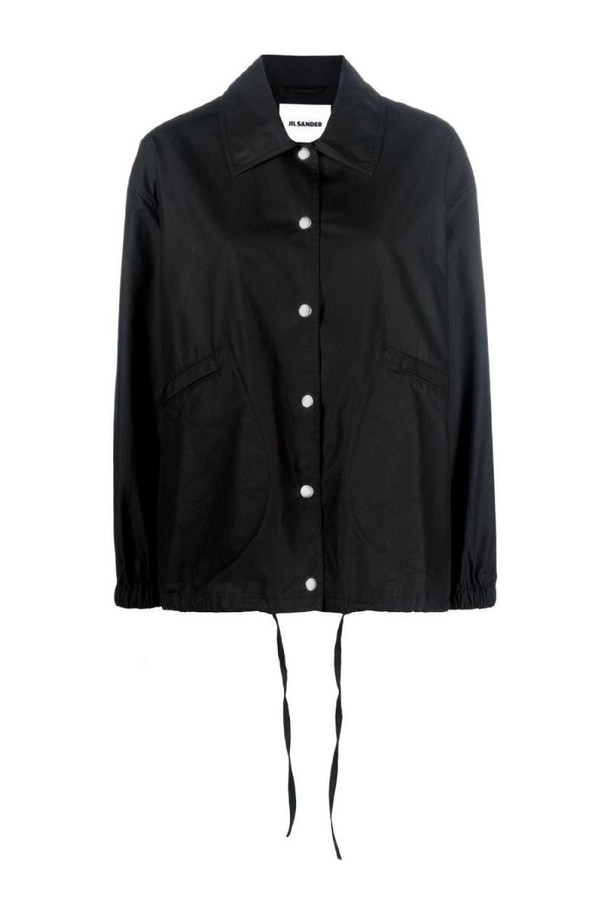 JIL SANDER - 자켓 - 질샌더 여성 자켓 LOGO COTTON JACKET NB30