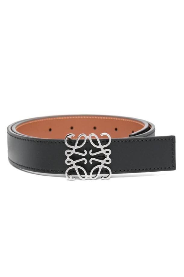 LOEWE - 벨트 - 로에베 여성 벨트 ANAGRAM REVERSBILE LEATHER BELT NB30