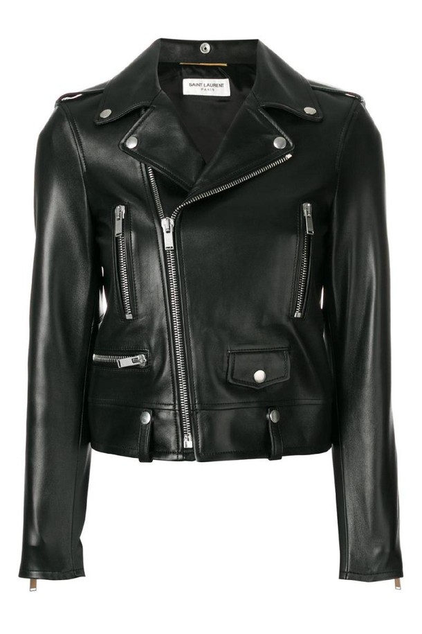 SAINT LAURENT - 자켓 - 생로랑 여성 자켓 LEATHER JACKET NB30