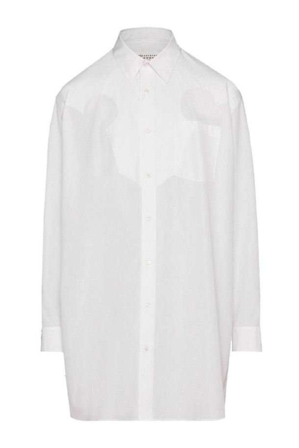 Maison Margiela - 셔츠 - 메종마르지엘라 여성 셔츠 블라우스 OVERSIZED COTTON SHIRT NB30