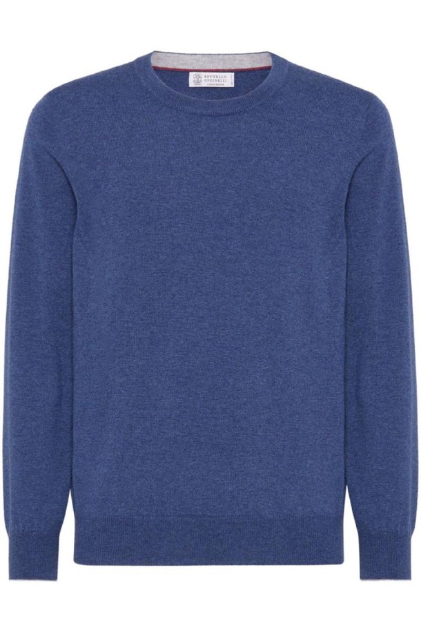 BRUNELLO CUCINELLI - 스웨터 - 브루넬로 쿠치넬리 남성 스웨터 CASHMERE CREWNECK SWEATER NB30