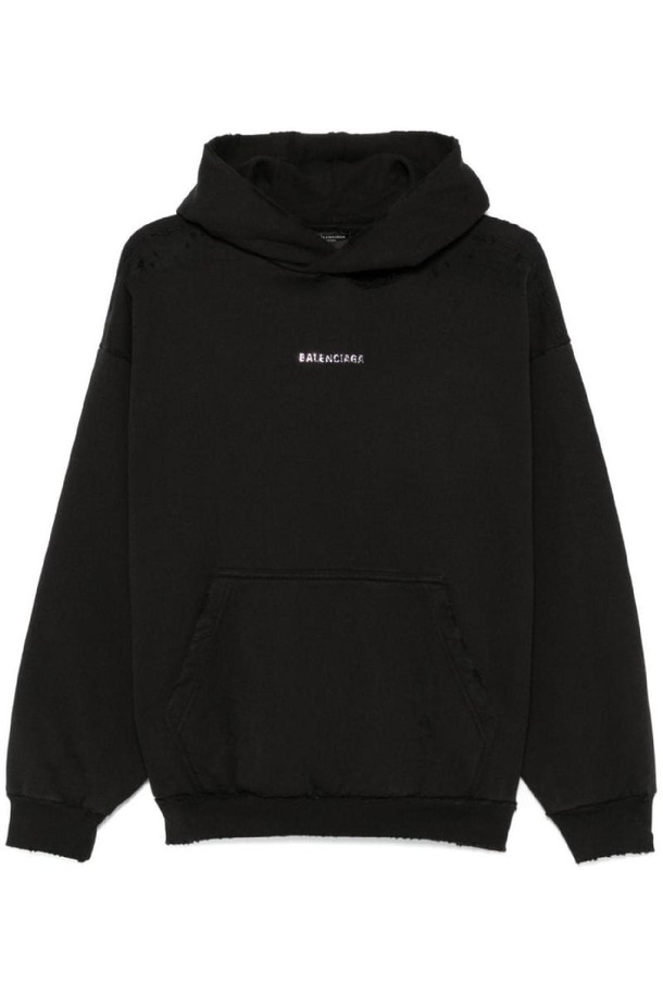 BALENCIAGA - 스웨터 - 발렌시아가 여성 맨투맨 후드 LOGO COTTON HOODIE NB30