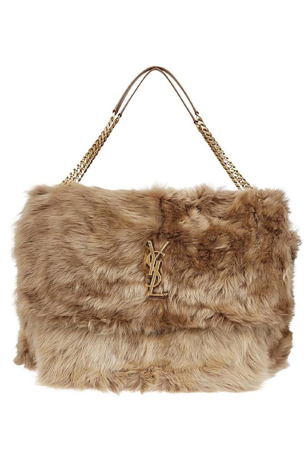 SAINT LAURENT - 숄더백 - 생로랑 여성 숄더백 NIKI FUR SHOULDER BAG NB30