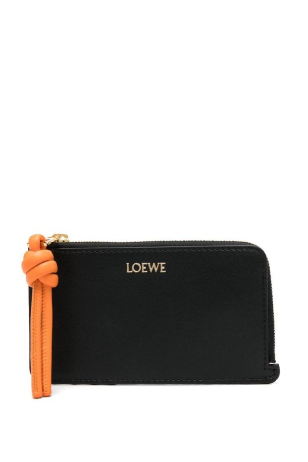 LOEWE - 반지갑 - 로에베 여성 카드지갑 KNOT LEATHER CARD CASE NB30