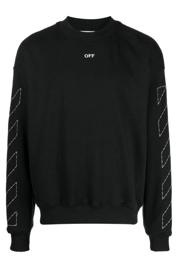 OFF-WHITE - 스웨트셔츠 - 오프화이트 남성 맨투맨 후드 LOGO COTTON SWEATSHIRT NB30