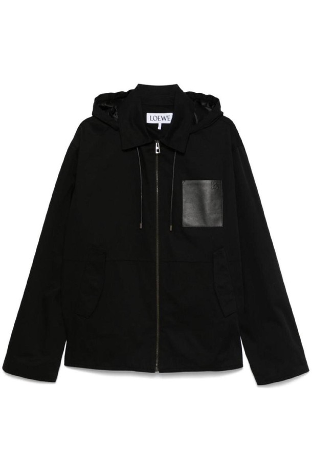 LOEWE - 블루종/점퍼 - 로에베 남성 자켓 ANAGRAM COTTON HOODED JACKET NB30