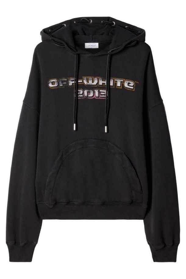 OFF-WHITE - 스웨트셔츠 - 오프화이트 남성 맨투맨 후드 COTTON HOODIE NB30