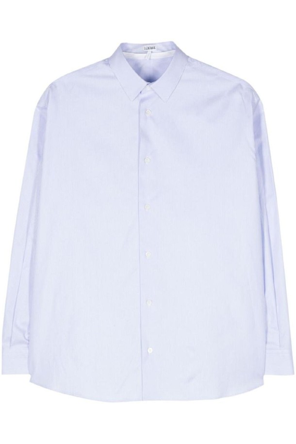 LOEWE - 셔츠 - 로에베 여성 셔츠 블라우스 COTTON AND SILK BLEND SHIRT NB30