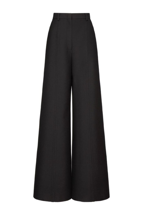 VALENTINO - 롱/미디팬츠 - 발렌티노 여성 바지 WOOL FLARED LEG TROUSERS NB30