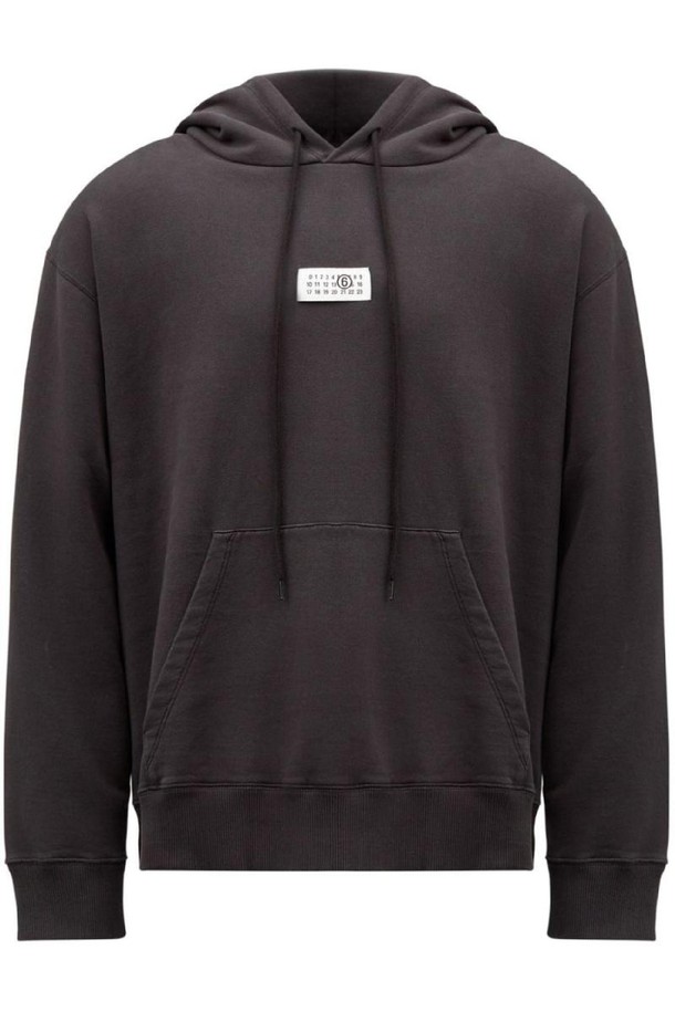 MM6 Maison Margiela - 스웨트셔츠 - 엠엠식스 메종마르지엘라 남성 맨투맨 후드 LOGO COTTON HOODIE NB30