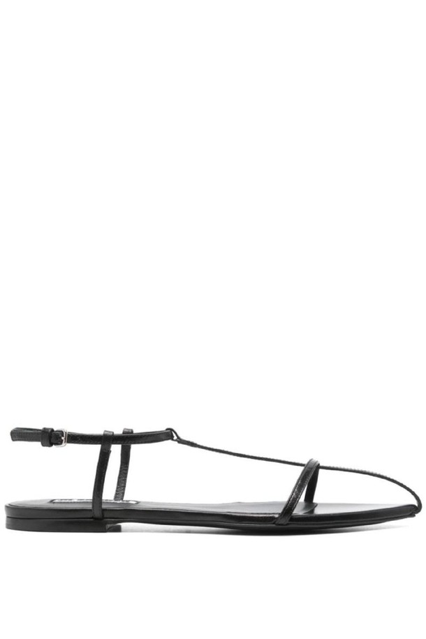 JIL SANDER - 샌들 - 질샌더 여성 샌들 LEATHER FLAT SANDALS NB30