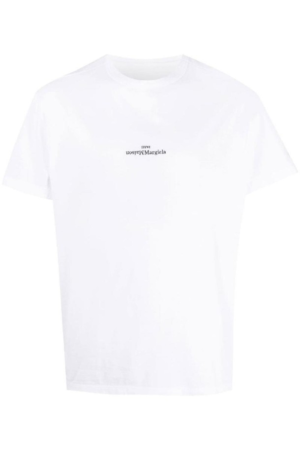 Maison Margiela - 반팔티셔츠 - 메종마르지엘라 남성 티셔츠 LOGO COTTON T SHIRT NB30