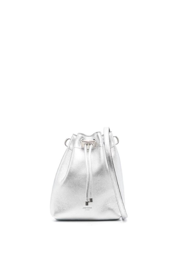 JIMMY CHOO - 숄더백 - 지미추 여성 숄더백 BON BON METALLIC LEATHER MINI BUCKET BAG NB30