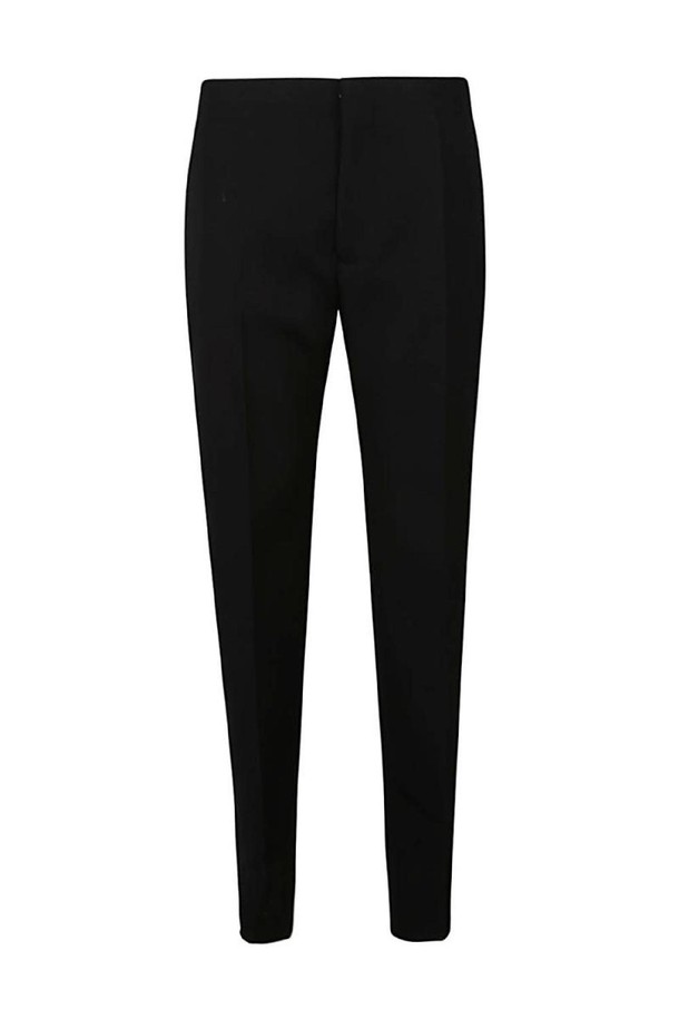 Bottega Veneta - 롱/미디팬츠 - 보테가 베네타 여성 바지 CURVED SHAPE WOOL TROUSERS NB30