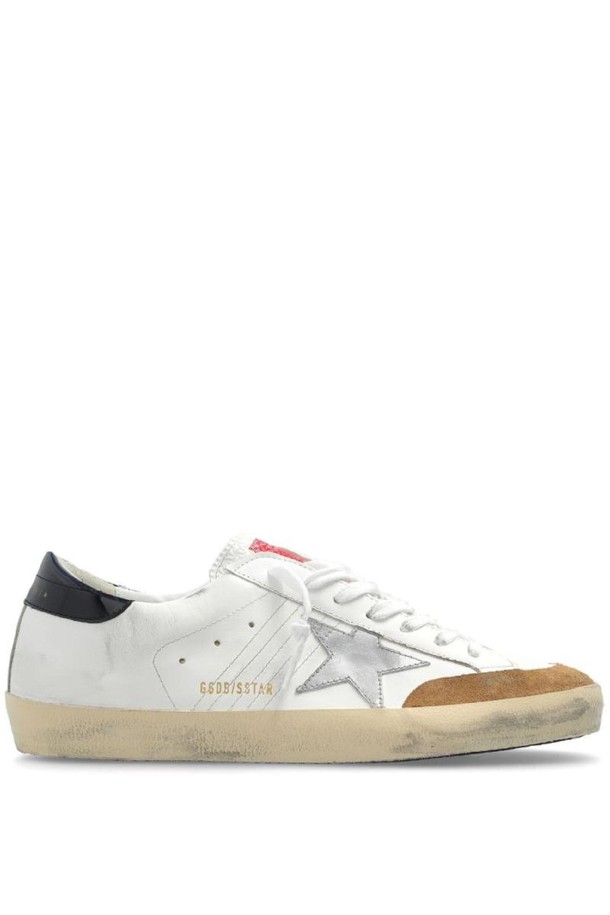 GOLDEN GOOSE  - 스니커즈 - 골든구스 남성 스니커즈 SUPER STAR LEATHER SNEAKERS NB30