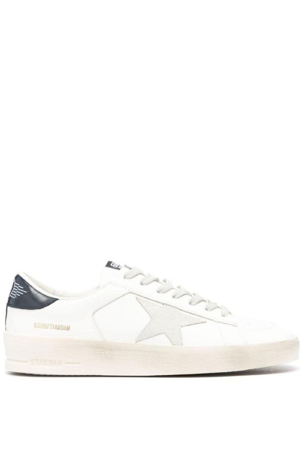 GOLDEN GOOSE  - 스니커즈 - 골든구스 남성 스니커즈 STARDAN LEATHER SNEAKERS NB30