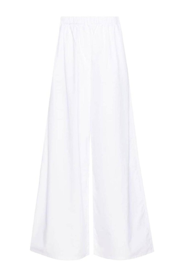 MAX MARA - 롱/미디팬츠 - 막스마라 여성 바지 WIDE LEG COTTON TROUSERS NB30