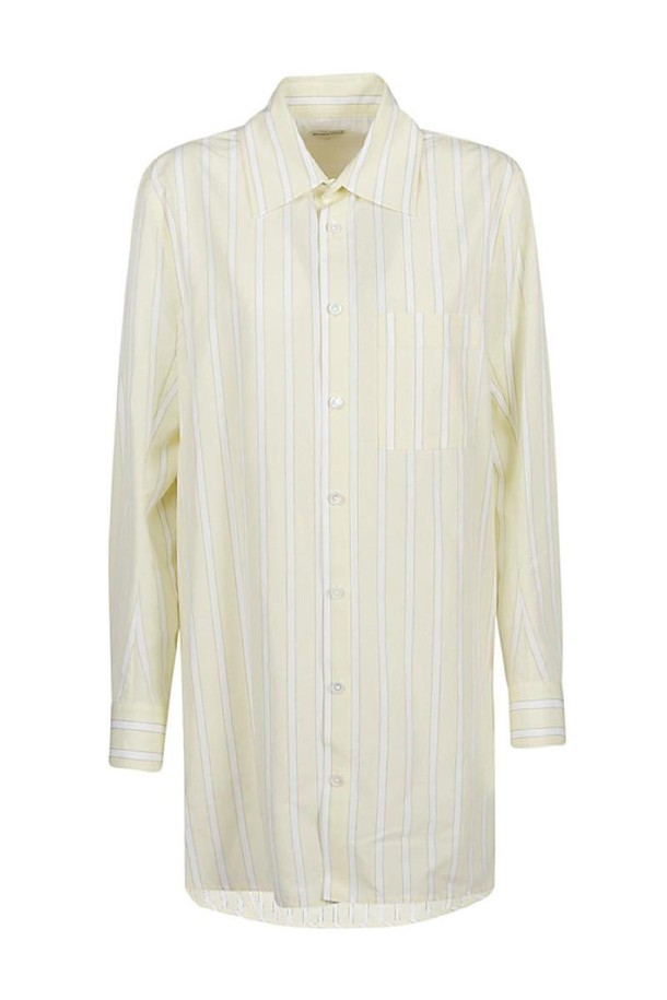 Bottega Veneta - 셔츠 - 보테가 베네타 여성 셔츠 블라우스 STRIPED LINEN SHIRT NB30