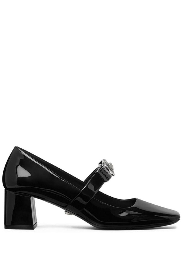 VERSACE - 펌프스 - 베르사체 여성 펌프스 GIANNI RIBBON PATENT LEATHER PUMPS NB30