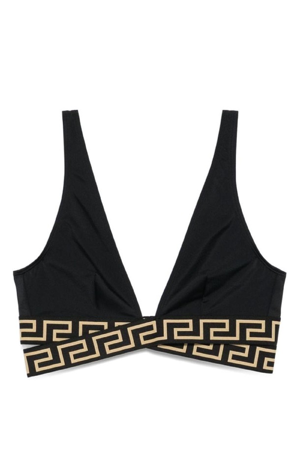 VERSACE - 스윔웨어 - 베르사체 여성 수영복 GRECA PRINT BIKINI TOP NB30