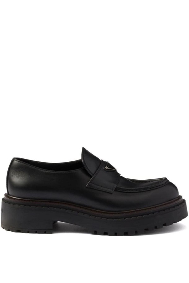 PRADA - 드레스화 - 프라다 남성 로퍼 LOGO LEATHER LOAFERS NB30