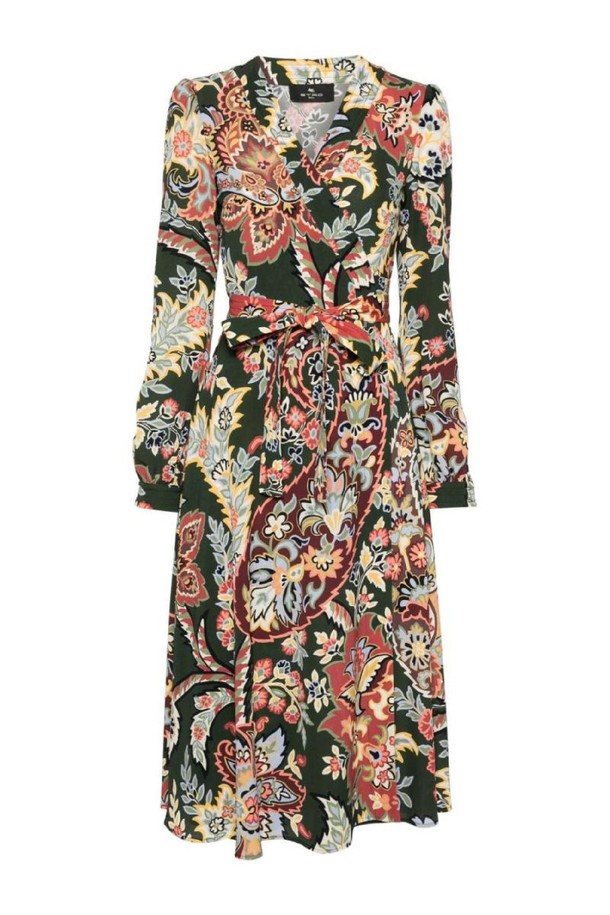 ETRO - 긴소매 원피스 - 에트로 여성 원피스 PRINTED MIDI DRESS NB30