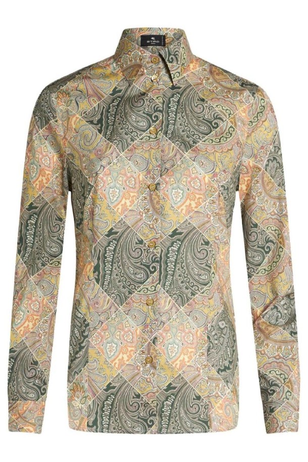 ETRO - 셔츠 - 에트로 여성 셔츠 블라우스 PRINTED COTTON SHIRT NB30