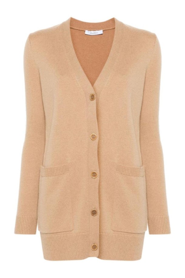 MAX MARA - 가디건 - 막스마라 여성 가디건 WOOL AND CASHMERE BLEND CARDIGAN NB30