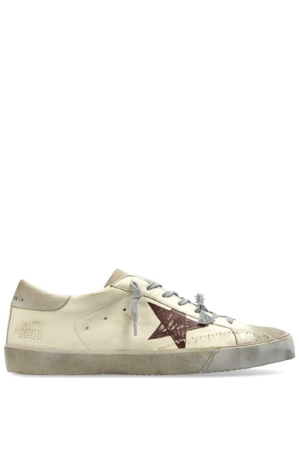 GOLDEN GOOSE  - 스니커즈 - 골든구스 남성 스니커즈 SUPER STAR LEATHER SNEAKERS NB30