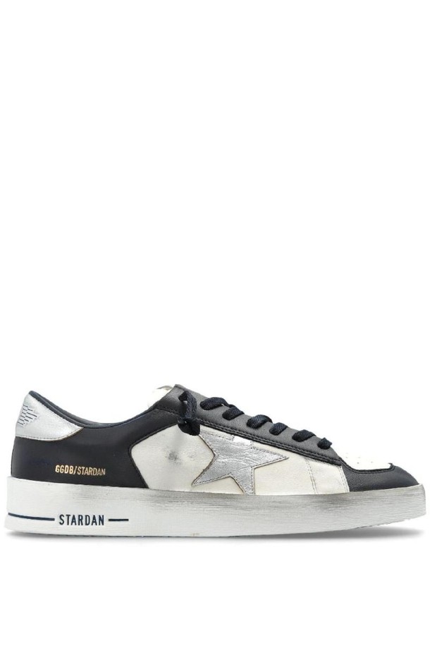 GOLDEN GOOSE  - 스니커즈 - 골든구스 남성 스니커즈 STARDAN LEATHER SNEAKERS NB30