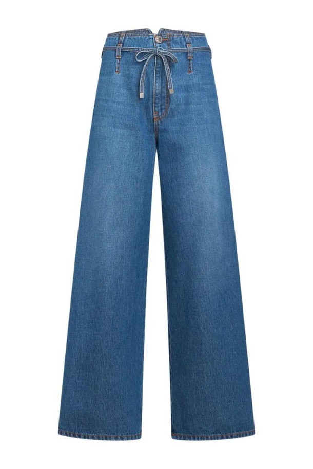 ETRO - 데님 - 에트로 여성 청바지 WIDE LEG DENIM JEANS NB30