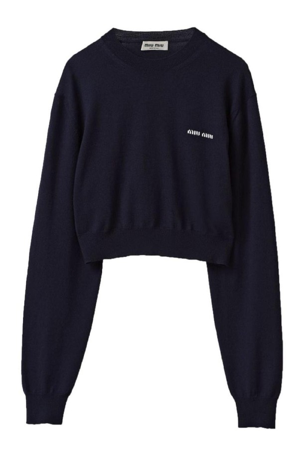 MIU MIU - 스웨터 - 미우미우 여성 니트 스웨터 WOOL CREWNECK SWEATER NB30