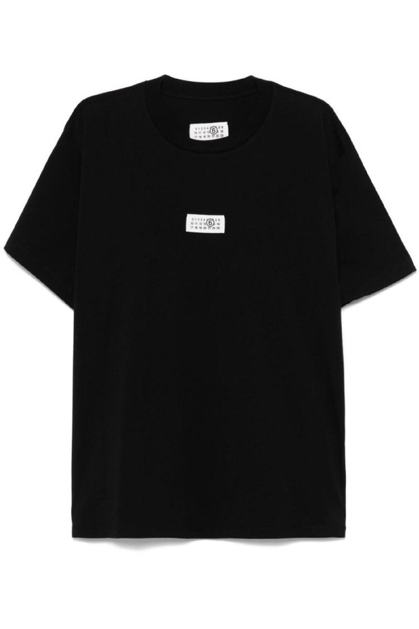 MM6 Maison Margiela - 반팔티셔츠 - 엠엠식스 메종마르지엘라 남성 티셔츠 LOGO COTTON T SHIRT NB30