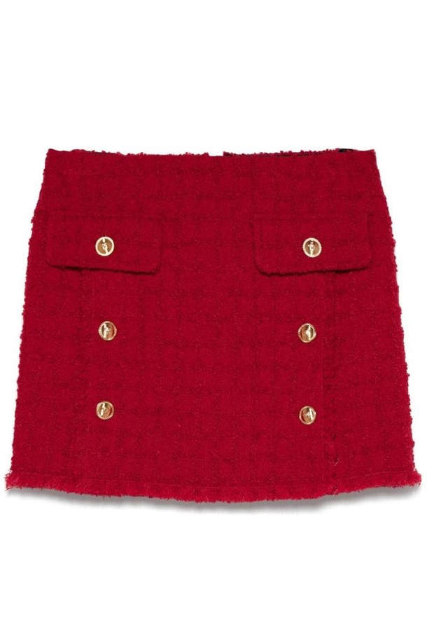 VERSACE - 미디스커트 - 베르사체 여성 스커트 WOOL TWEED SKIRT NB30