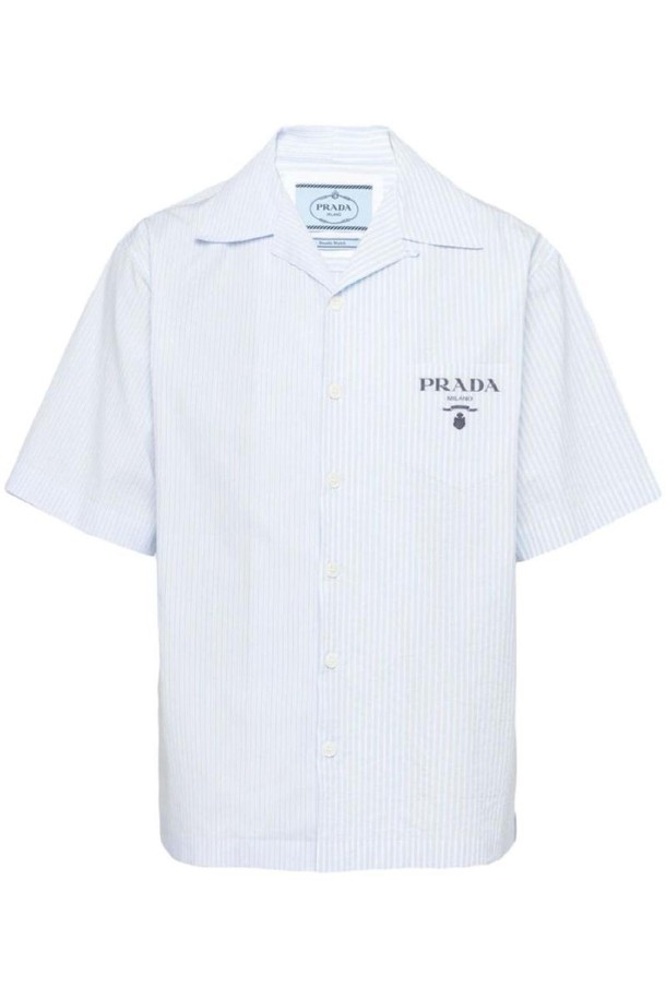 PRADA - 긴팔셔츠 - 프라다 남성 셔츠 STRIPED COTTON SHIRT NB30