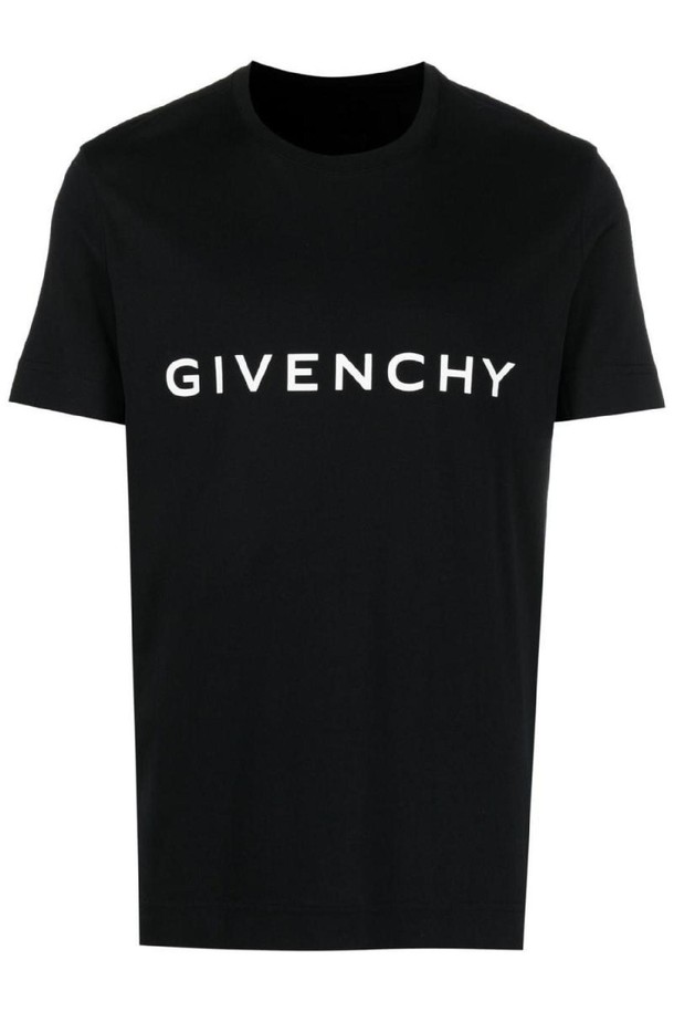 GIVENCHY - 반팔티셔츠 - 지방시 남성 티셔츠 GIVENCHY ARCHETYPE COTTON T SHIRT NB30