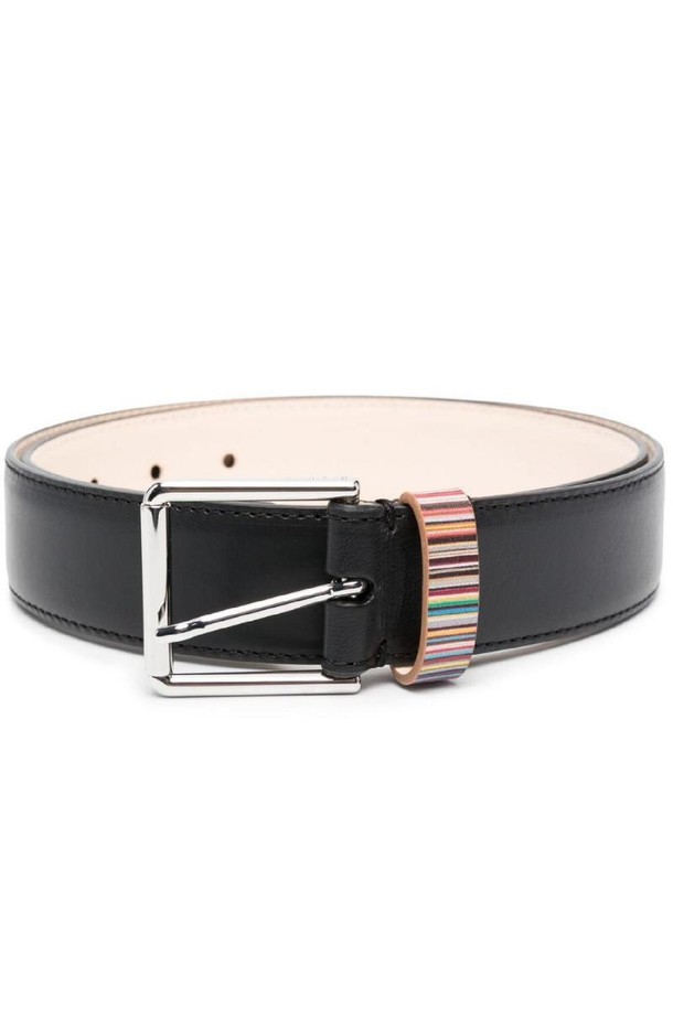 Paul Smith - 벨트 - 폴스미스 남성 벨트 SIGNATURE STRIPE LEATHER BELT NB30