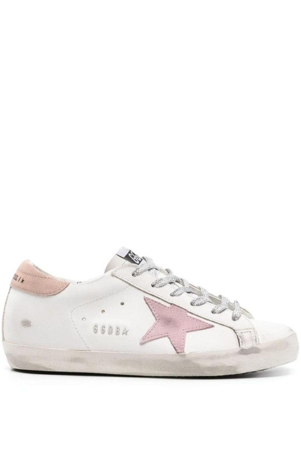 GOLDEN GOOSE  - 스니커즈 - 골든구스 여성 스니커즈 SUPER STAR LEATHER SNEAKERS NB30