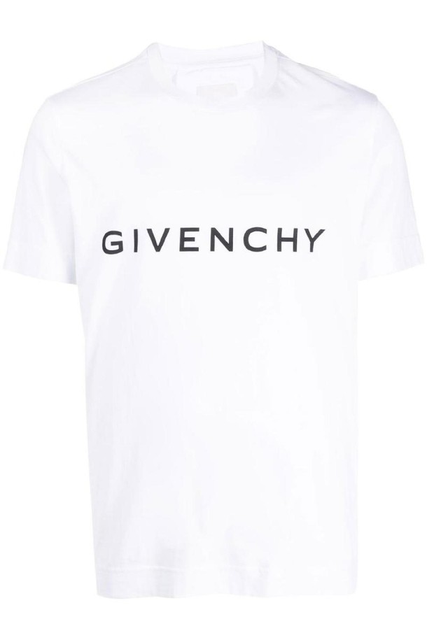 GIVENCHY - 반팔티셔츠 - 지방시 남성 티셔츠 GIVENCHY ARCHETYPE COTTON T SHIRT NB30