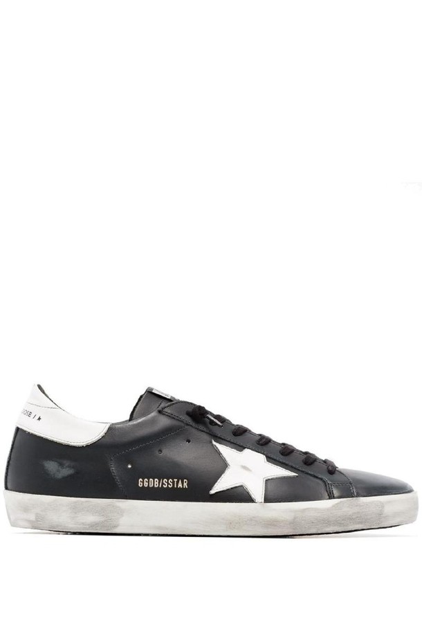 GOLDEN GOOSE  - 스니커즈 - 골든구스 남성 스니커즈 SUPER STAR LEATHER SNEAKERS NB30