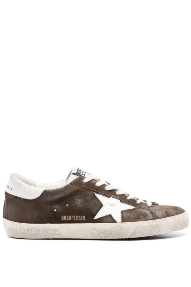 GOLDEN GOOSE  - 스니커즈 - 골든구스 남성 스니커즈 SUPER STAR LEATHER SNEAKERS NB30