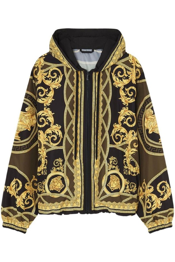 VERSACE - 블루종/점퍼 - 베르사체 남성 자켓 BAROCCO PRINT TECHNICAL FABRIC BLOUSON NB30