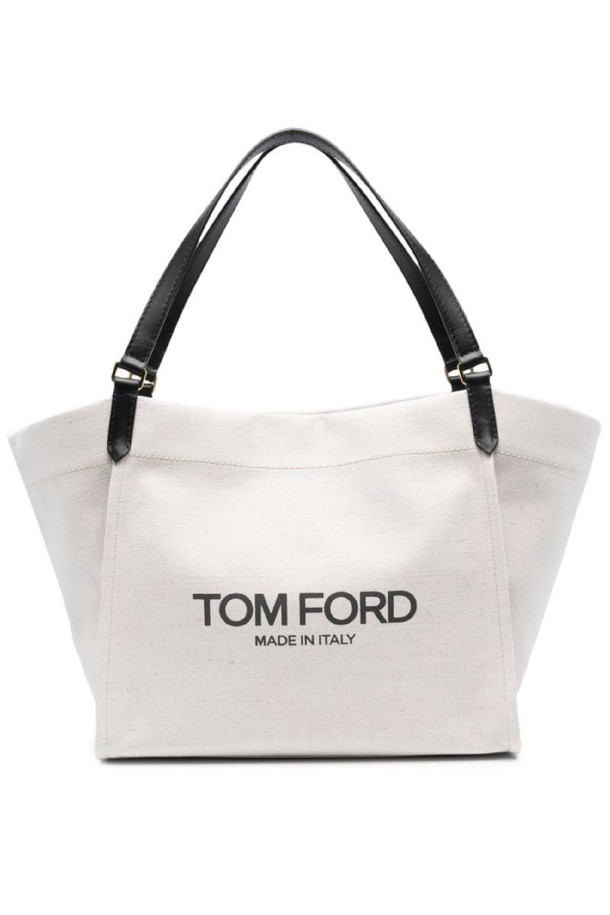 TOM FORD - 토트백 - 톰포드 여성 토트백 CANVAS AND LEATHER LARGE TOTE BAG NB30