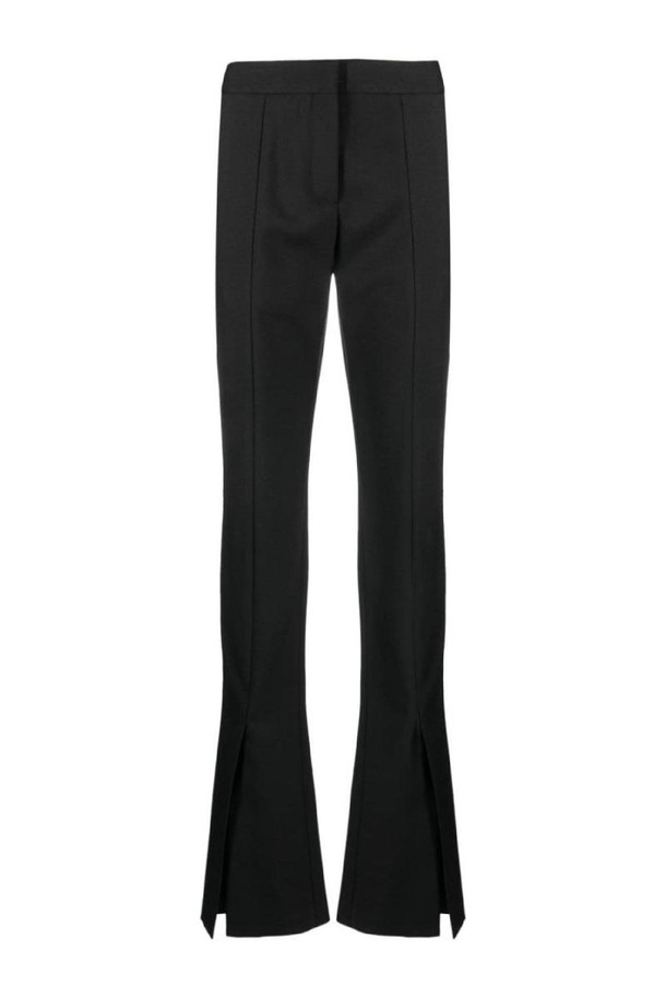 OFF-WHITE - 롱/미디팬츠 - 오프화이트 여성 바지 FLARED TROUSERS NB30