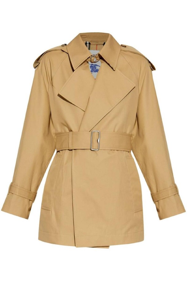 BURBERRY - 코트 - 버버리 여성 트렌치코트 COTTON TRENCH COAT NB30