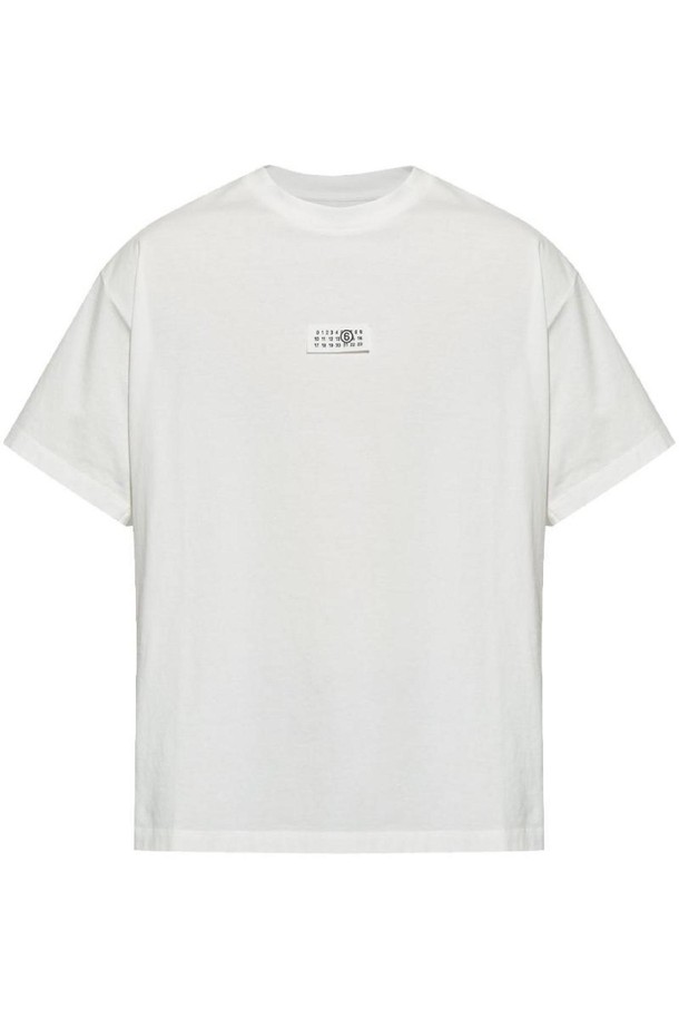 MM6 Maison Margiela - 반팔티셔츠 - 엠엠식스 메종마르지엘라 남성 티셔츠 LOGO COTTON T HIRT NB30